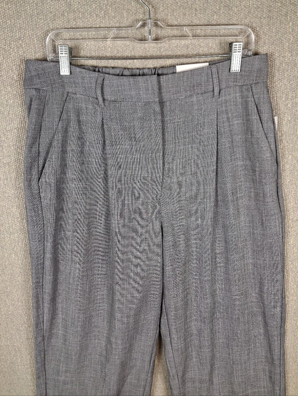 Old Navy Taylor Extra High-Rise Wide-Leg Full-Length Trouser Pants Gray Size L